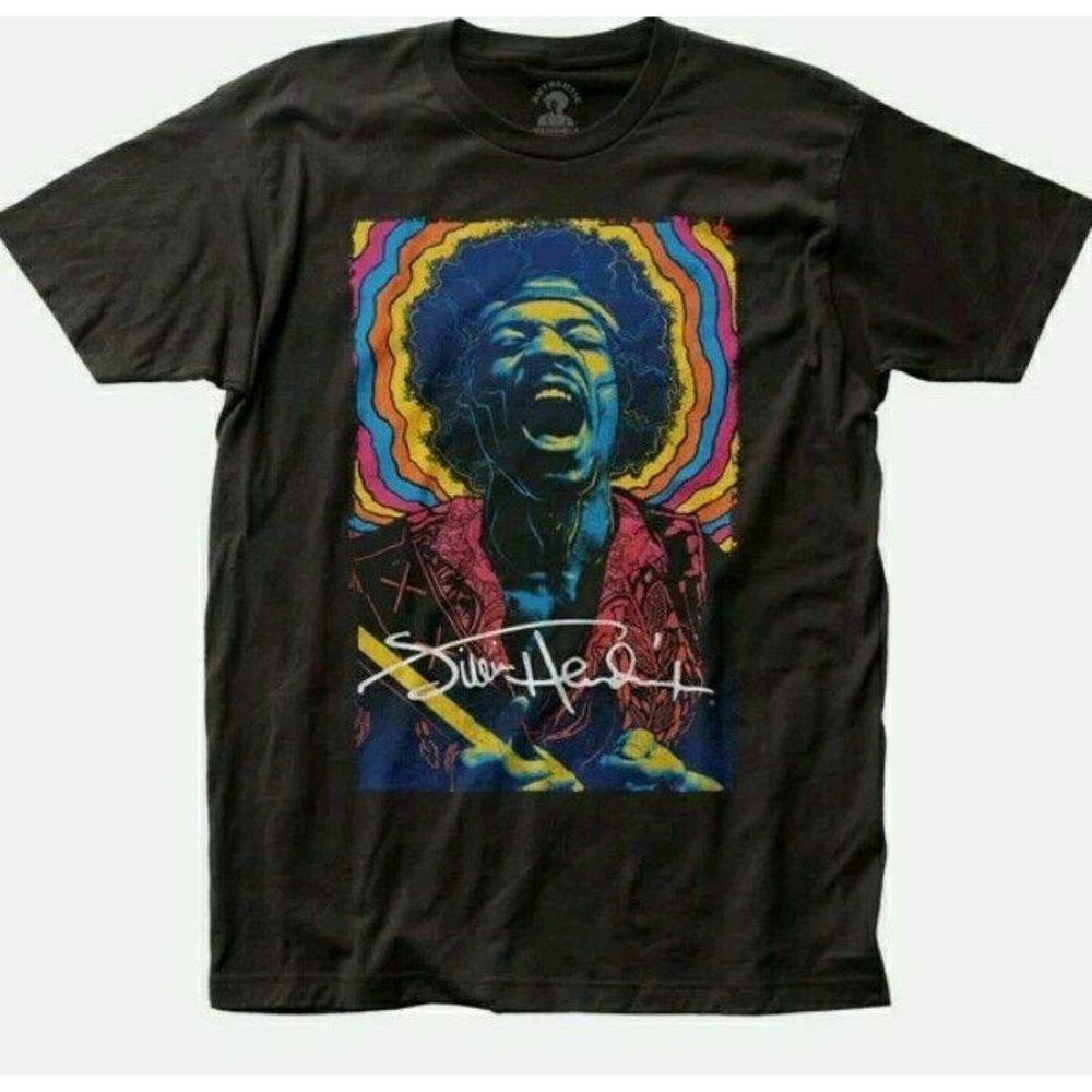 JIMI HENDRIX – RAINBOW – T-SHIRT – BRAND NEW & LIC